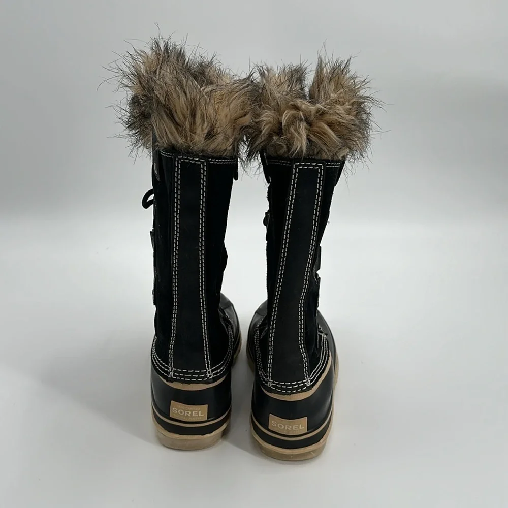 Sorel black suede